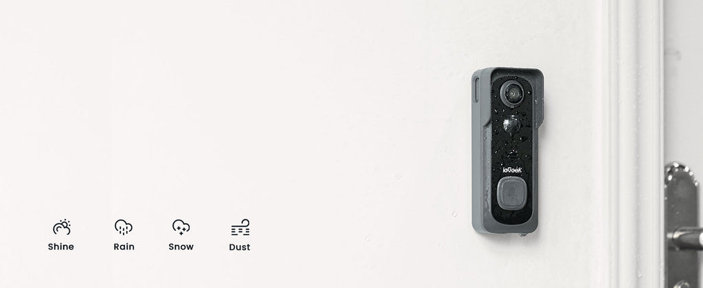 Smart Video Doorbell 2K WiFi Camera With Chime
