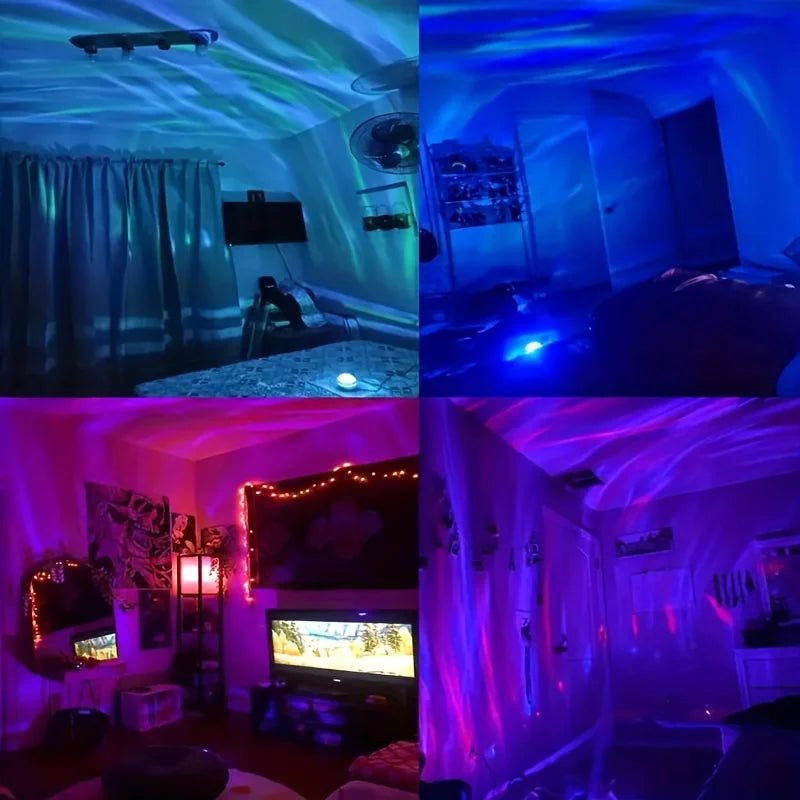 Galaxy Projector Aurora RGB Night Light USB