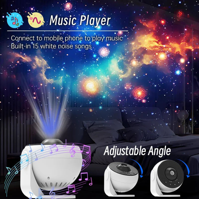Galaxy Projector Light Star Projector Night Lamp