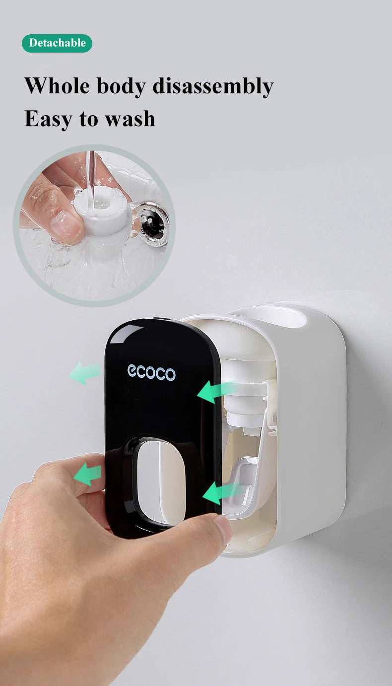 Automatic Toothpaste Dispenser Wall Mounted Holder
