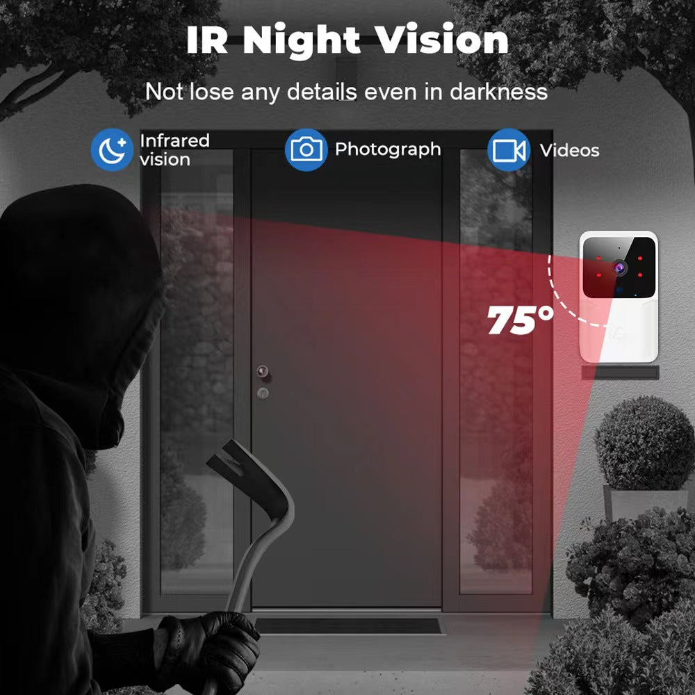 Smart Video Doorbell WiFi Camera Two Way Intercom