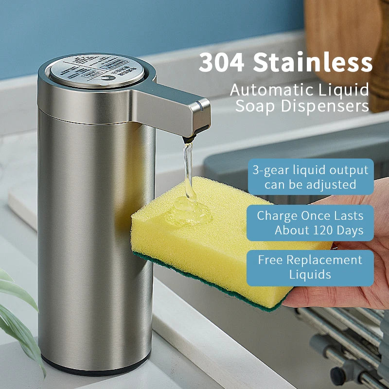 Automatic Soap Dispenser Smart Sensor Stainless Steel