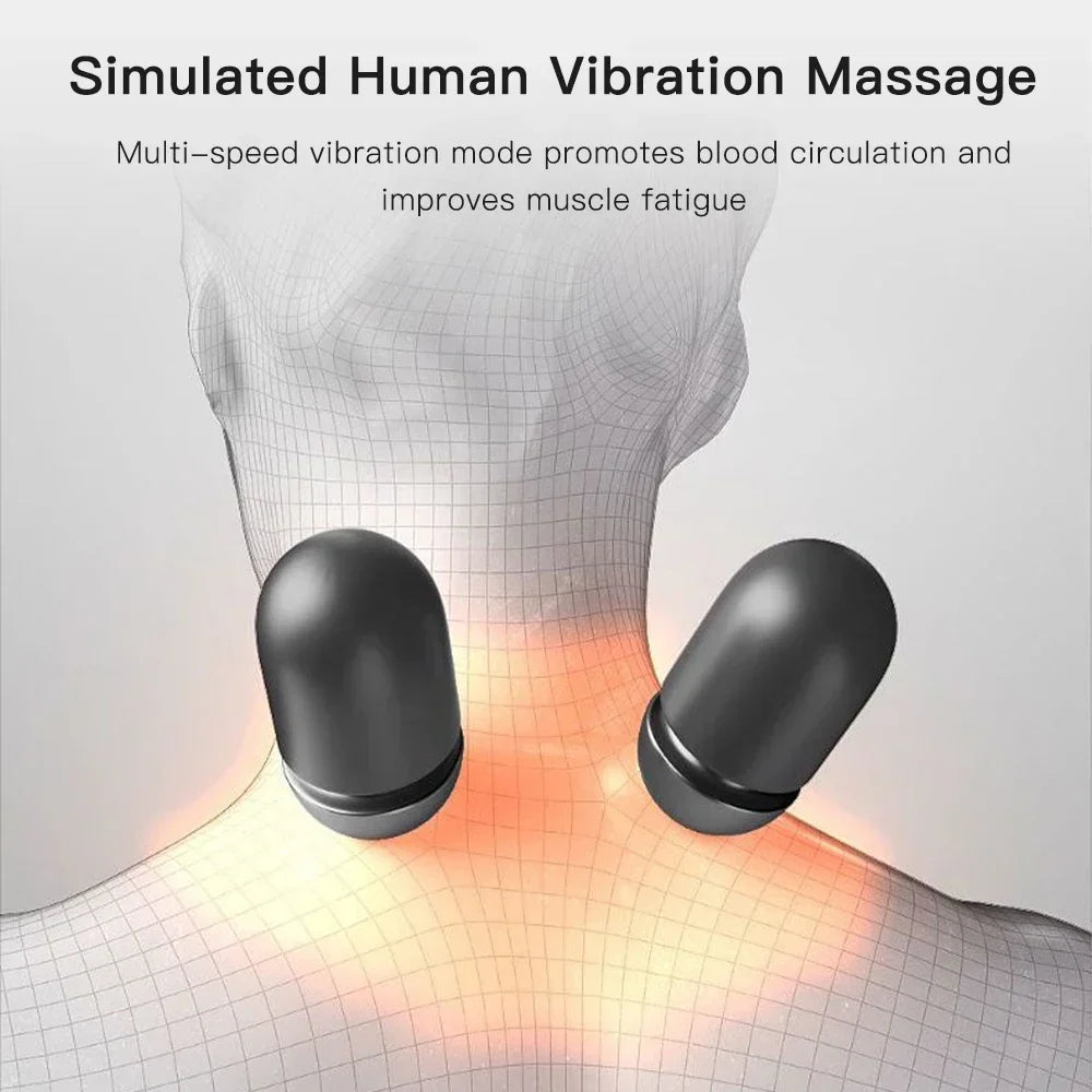 Neck Massager Pillow Electric Heating Support