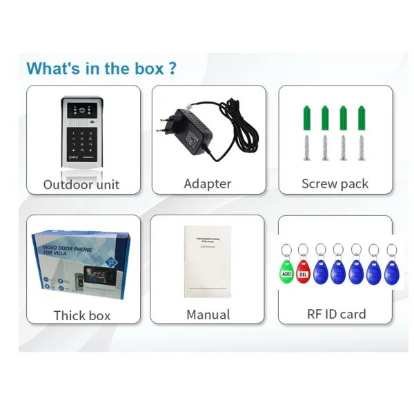 Smart Video Doorbell 1080P WiFi Camera Intercom