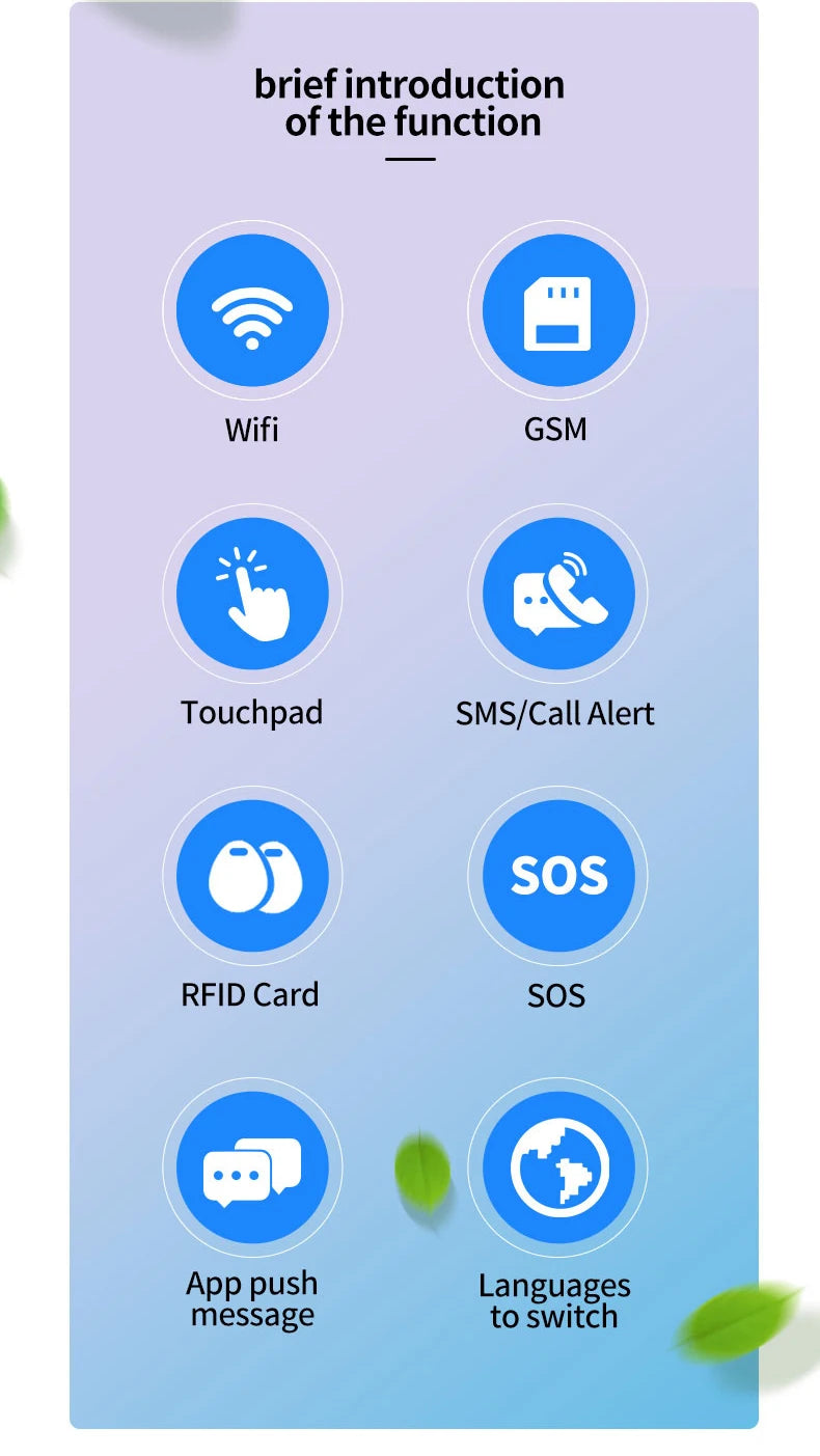 Smart Alarm System WiFi GSM Home Security Kit