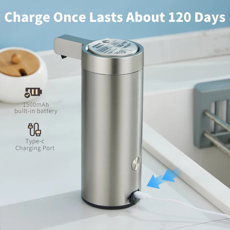 Automatic Soap Dispenser Smart Sensor Stainless Steel