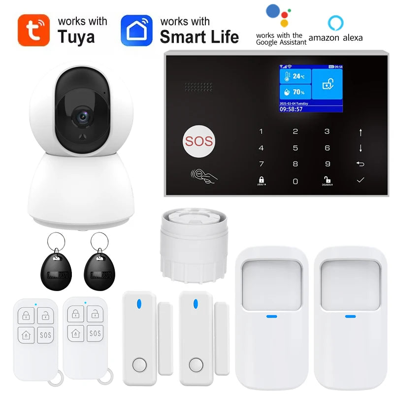 Home Alarm System WiFi GSM Security Sensor Kit