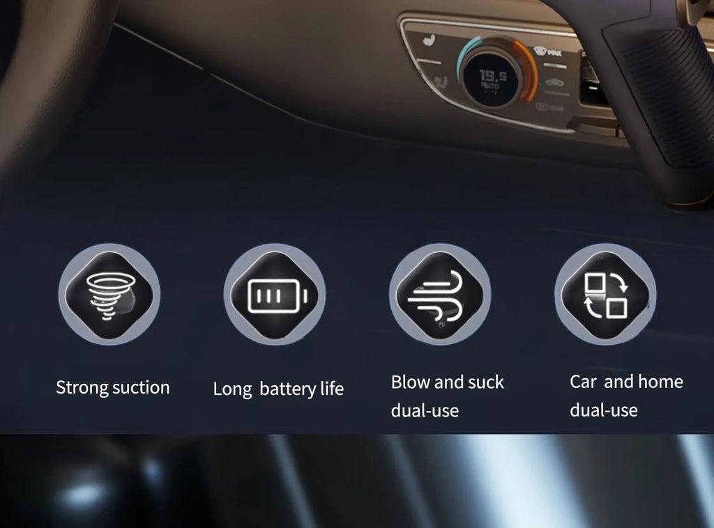 Car Vacuum Cleaner 98000Pa Powerful Wireless
