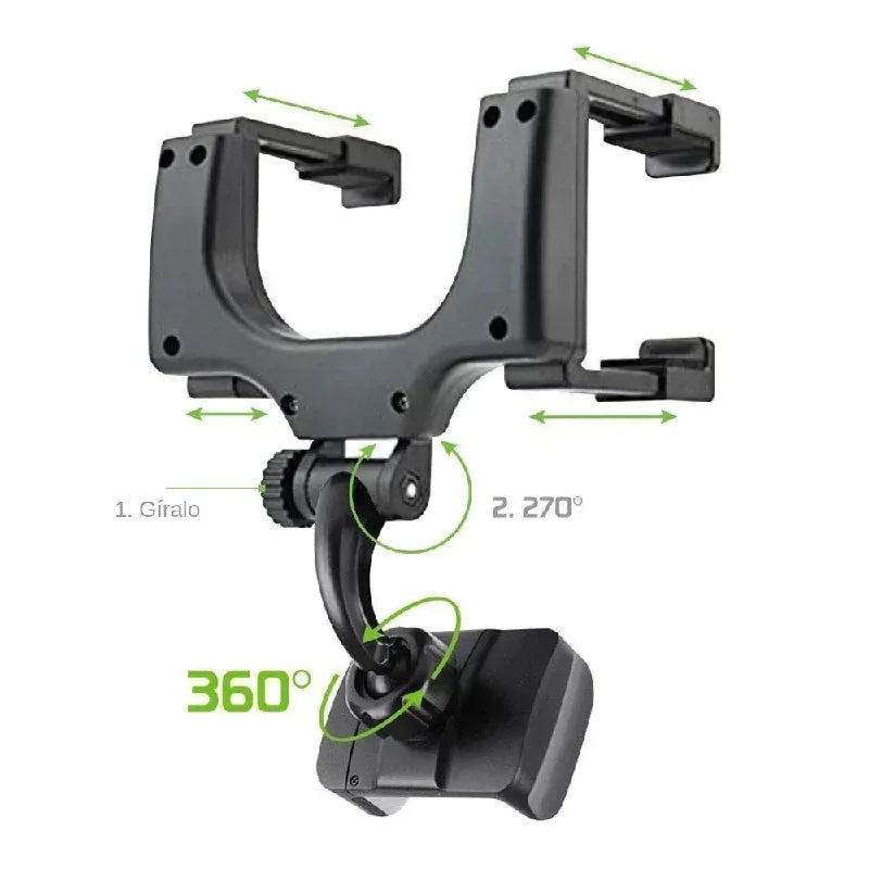 Car Phone Holder Rearview Mirror GPS Mount Stand