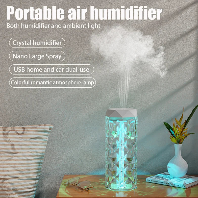 Air Humidifier 400ML Aroma Diffuser RGB Light