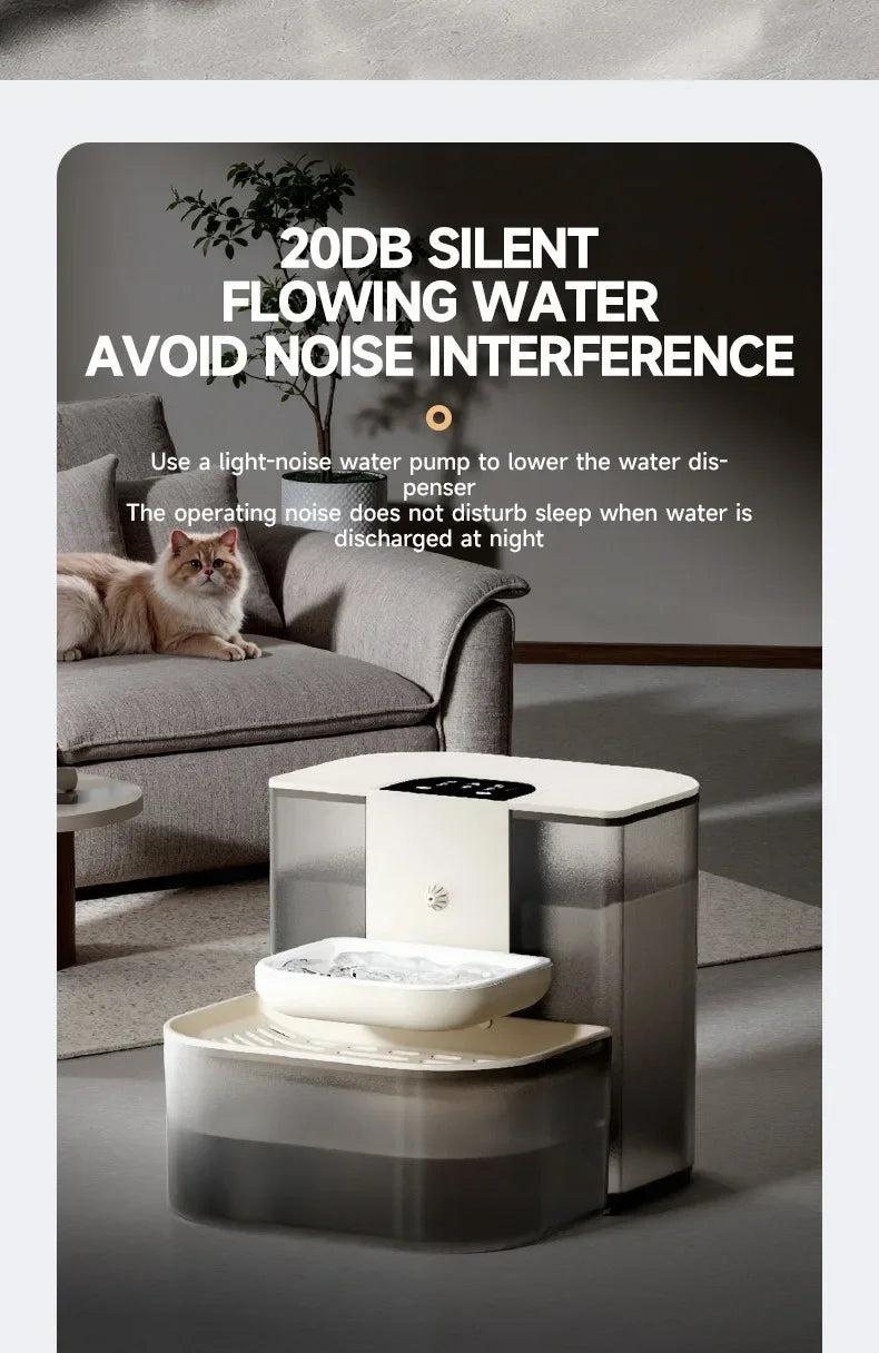 Smart Pet Water Dispenser 4.5L Automatic Fountain