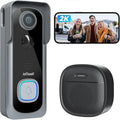 Smart Video Doorbell 2K WiFi Camera With Chime