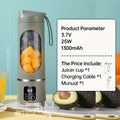 Portable Juicer Blender USB Rechargeable Smoothie Maker