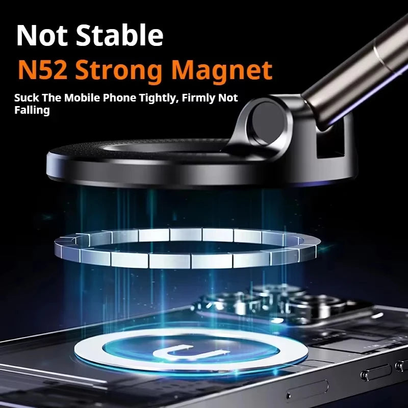 Car Phone Holder Magnetic Suction Cup 360° Rotatable