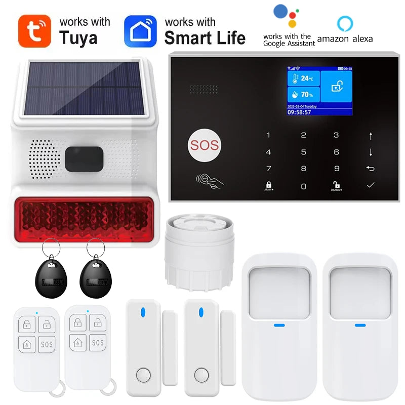 Home Alarm System WiFi GSM Security Sensor Kit