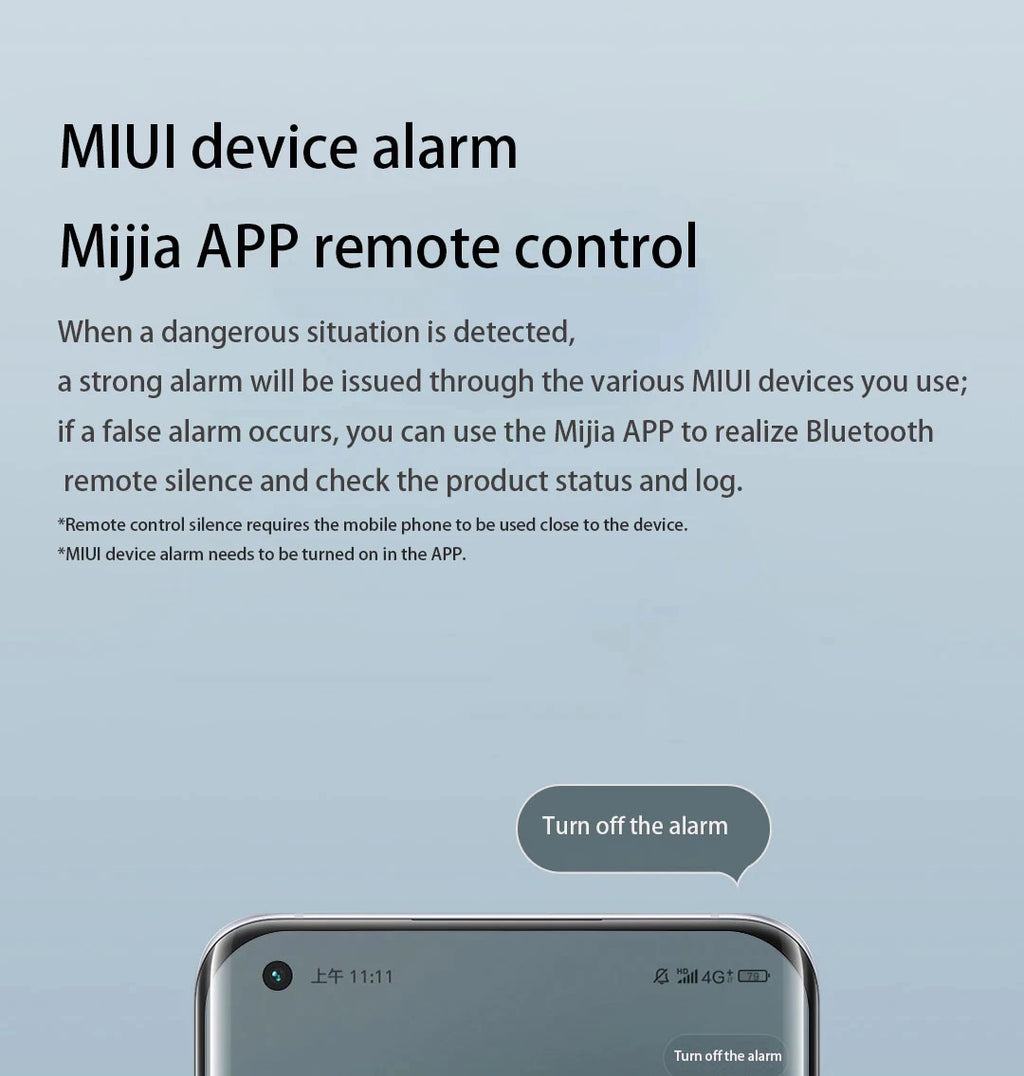 Smart Smoke Detector Xiaomi Fire Alarm Sensor