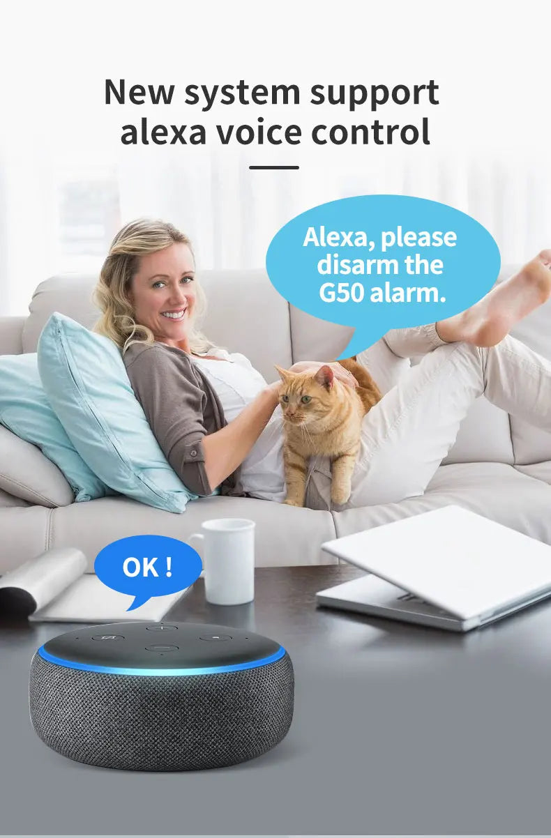 Smart Alarm System WiFi GSM Home Security Kit