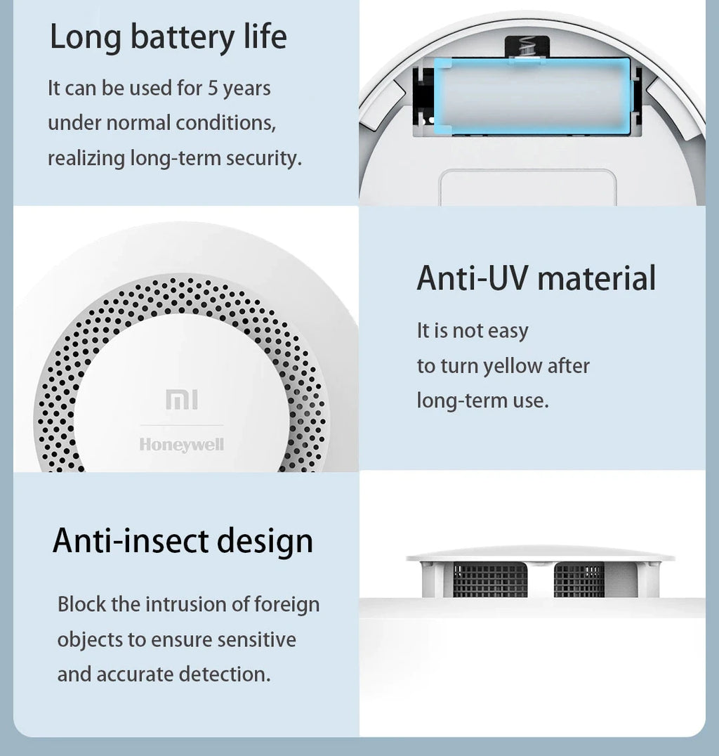 Smart Smoke Detector Xiaomi Fire Alarm Sensor