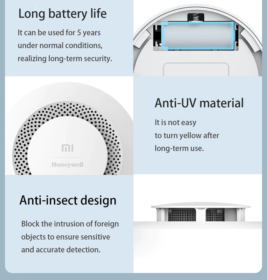Smart Smoke Detector Xiaomi Fire Alarm Sensor