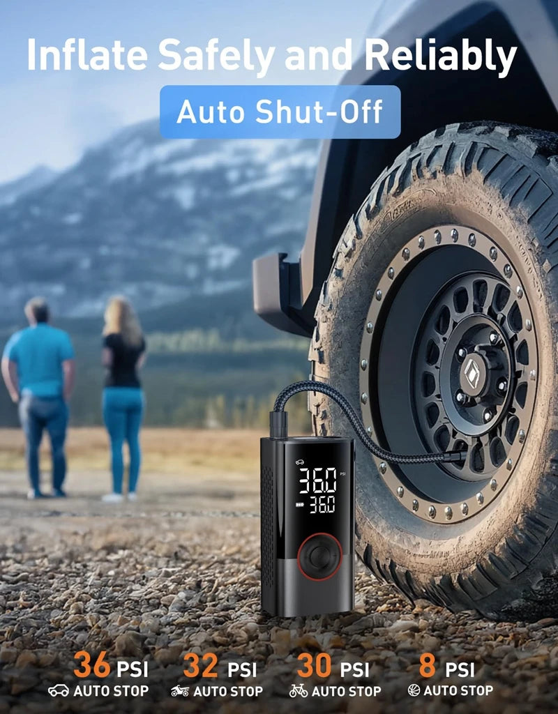 Portable Air Compressor 150PSI Tire Inflator