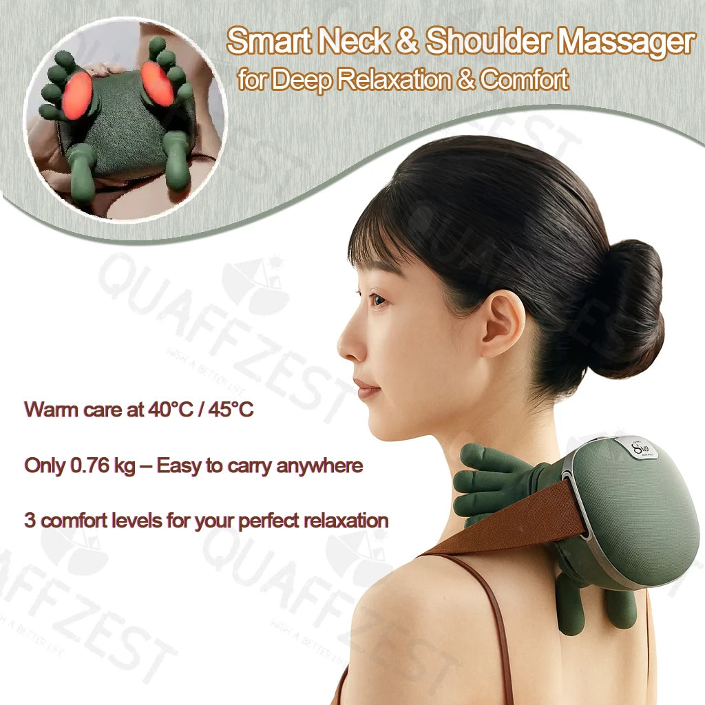 Neck Massager Electric Deep Kneading Muscle Relax
