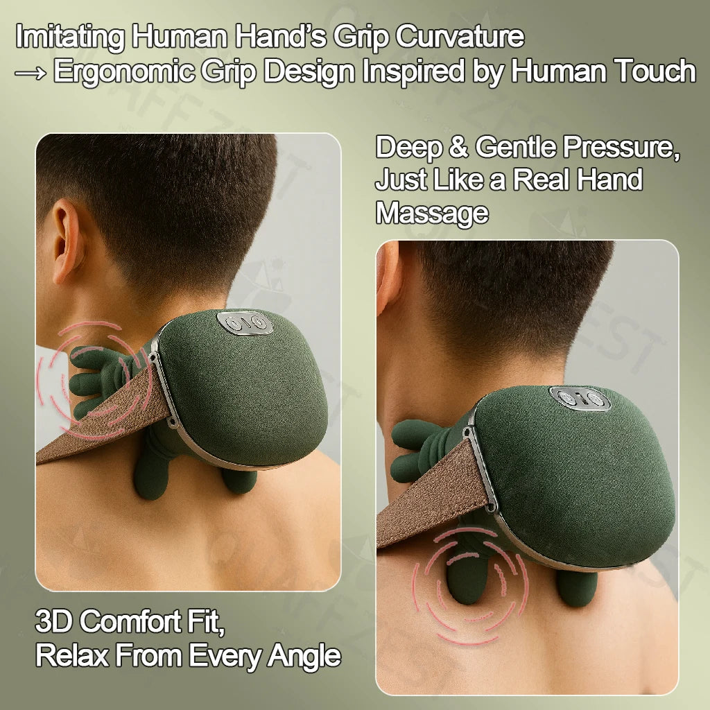 Neck Massager Electric Deep Kneading Muscle Relax