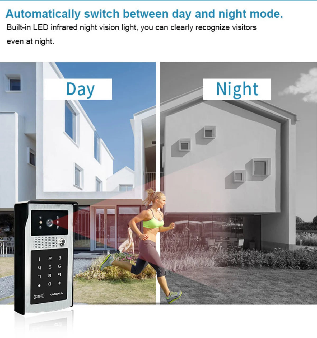 Smart Video Doorbell 1080P WiFi Camera Intercom