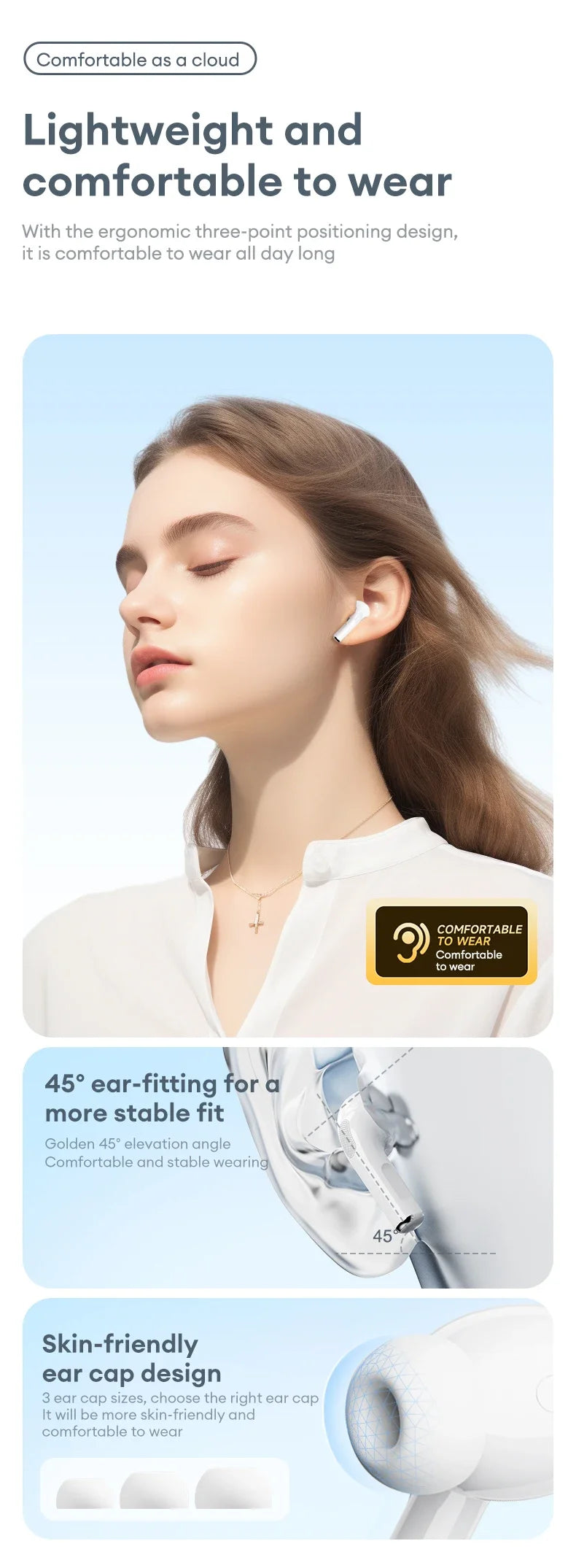 Wireless Bluetooth Earbuds XT53 Gaming Headset