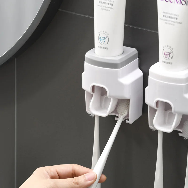 Automatic Toothpaste Dispenser Wall Mount Holder