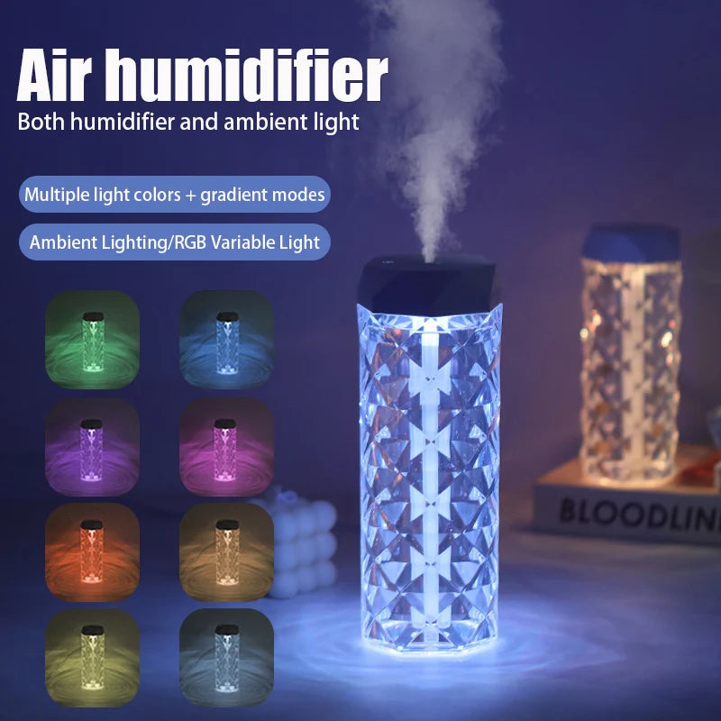 Air Humidifier 400ML Aroma Diffuser RGB Light