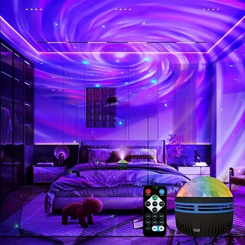 Galaxy Projector Aurora RGB Night Light USB