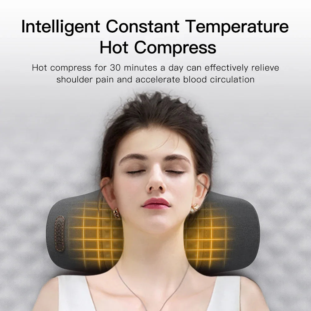 Neck Massager Pillow Electric Heating Support