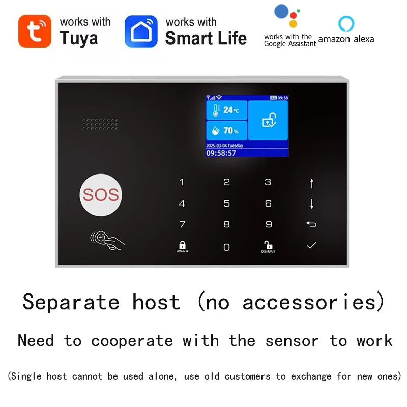 Home Alarm System WiFi GSM Security Sensor Kit
