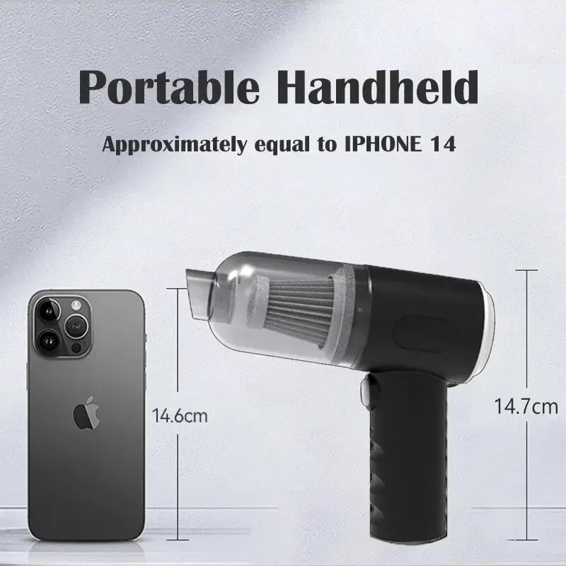 Wireless Car Vacuum Cleaner Mini Wet Dry Vacuum