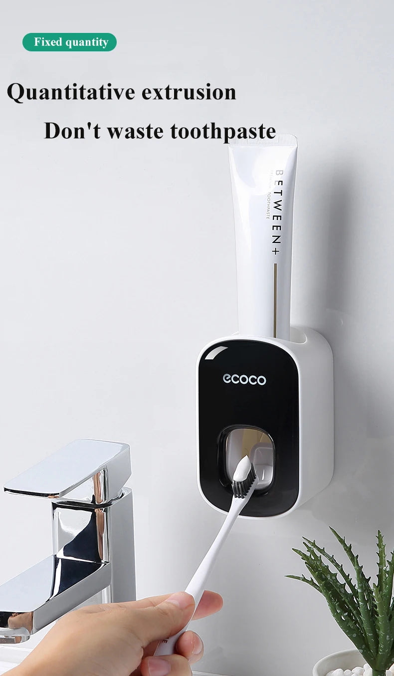 Automatic Toothpaste Dispenser Wall Mounted Holder