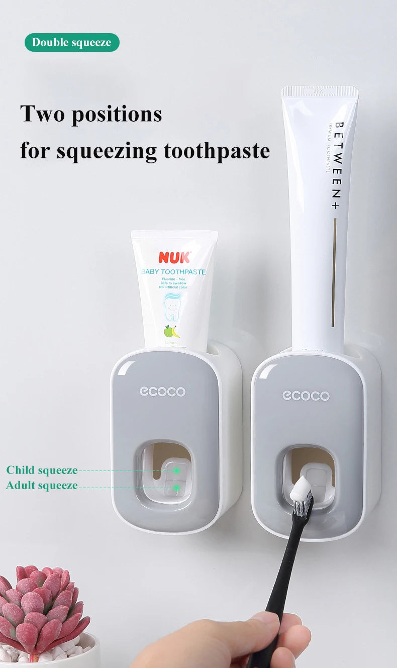 Automatic Toothpaste Dispenser Wall Mounted Holder