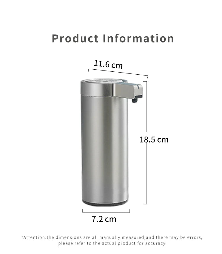 Automatic Soap Dispenser Smart Sensor Stainless Steel