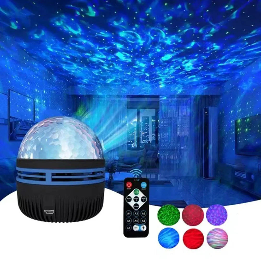 Galaxy Projector Aurora RGB Night Light USB