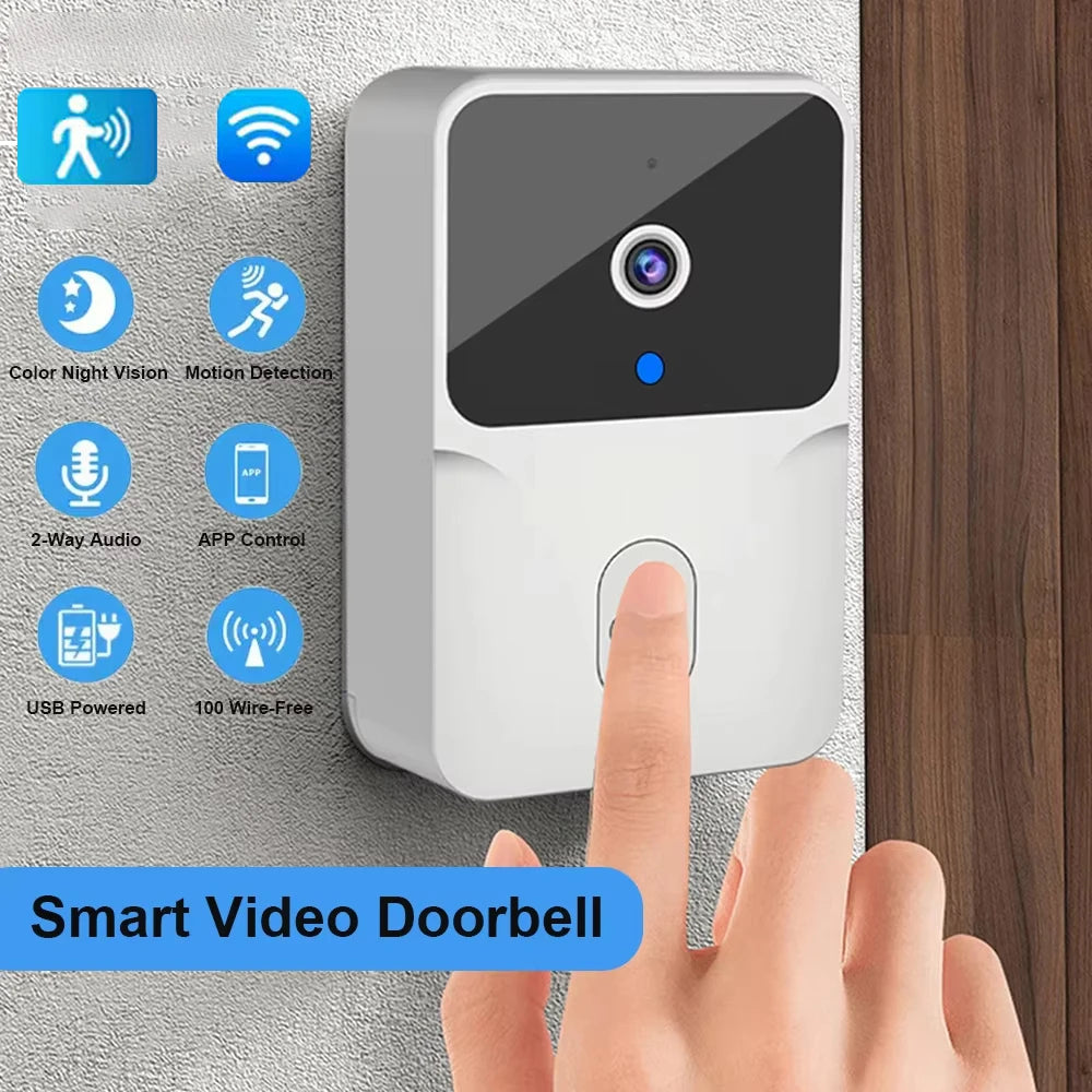 Smart Video Doorbell WiFi Camera Two Way Intercom