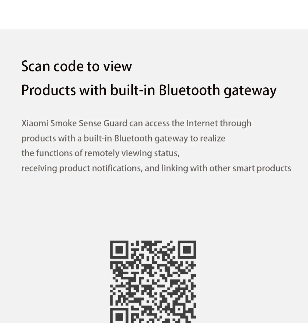 Smart Smoke Detector Xiaomi Fire Alarm Sensor