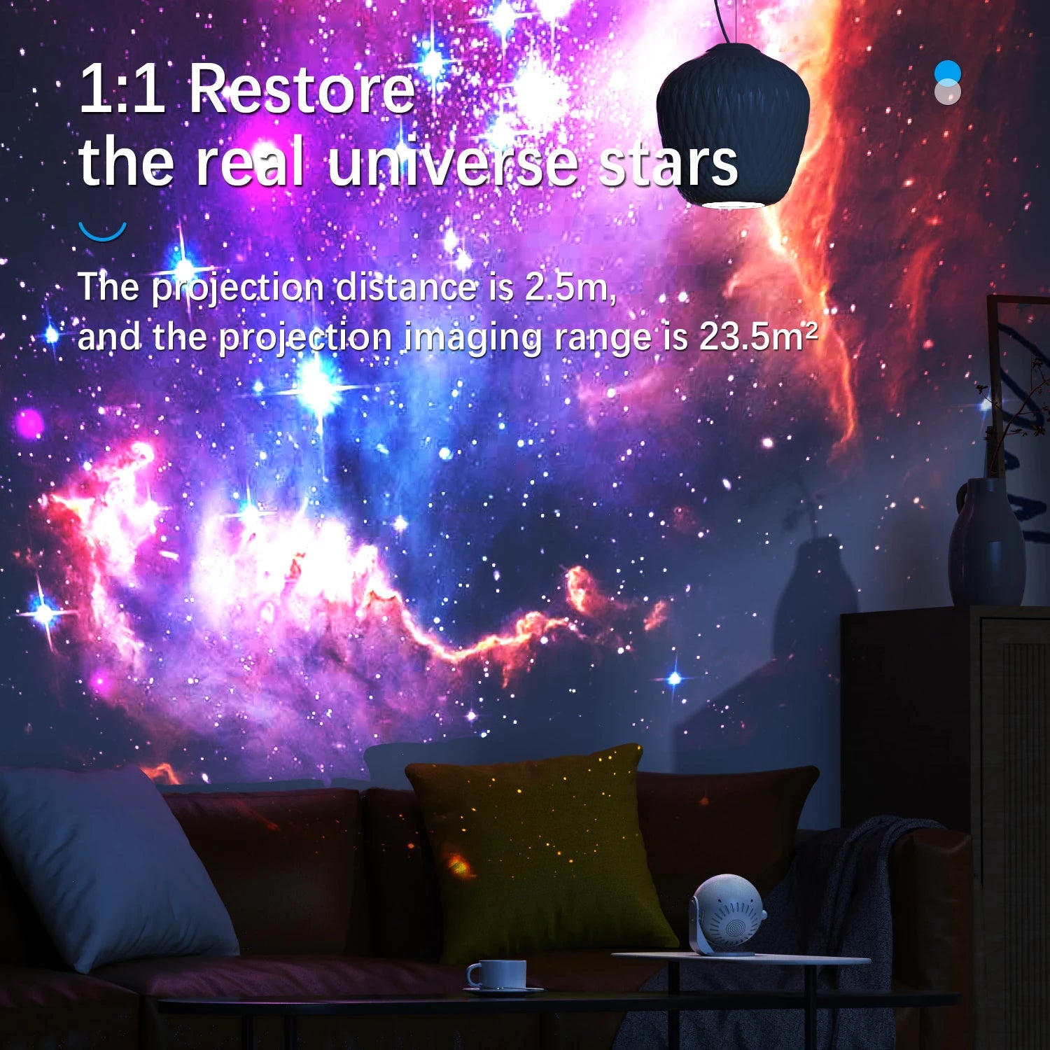 Galaxy Projector Light Star Projector Night Lamp