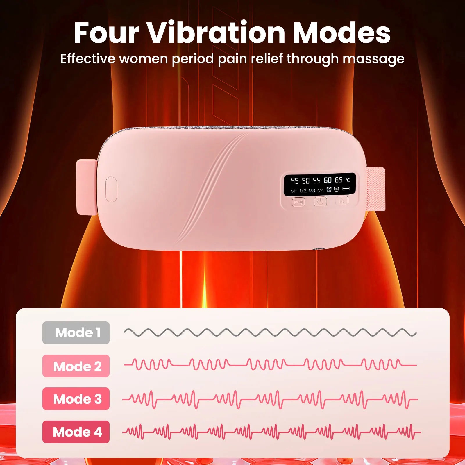 Menstrual Heating Pad Rechargeable Heat Relief Belt