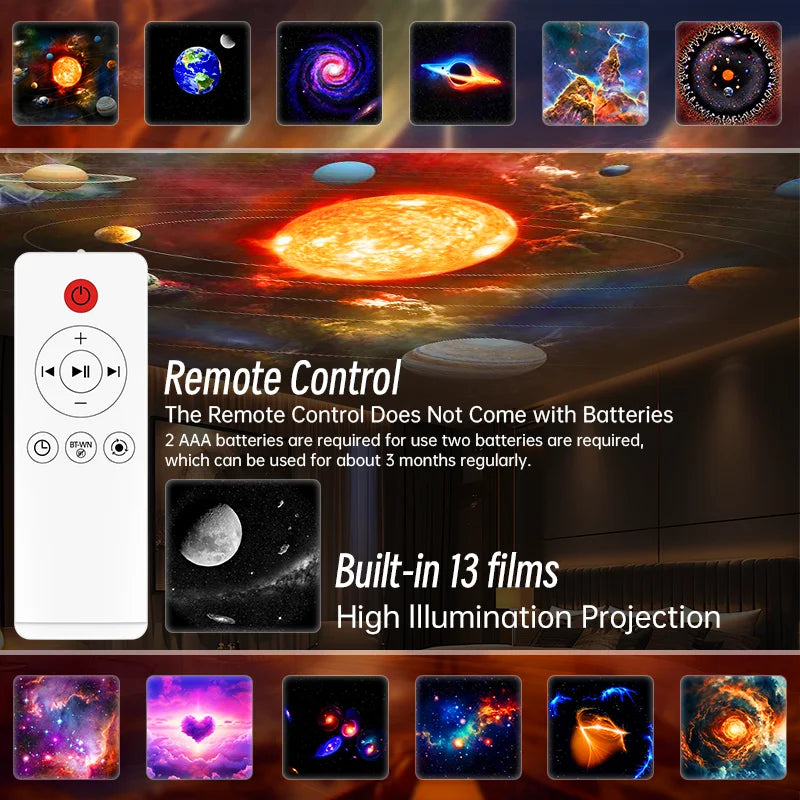 Galaxy Projector Light Star Projector Night Lamp