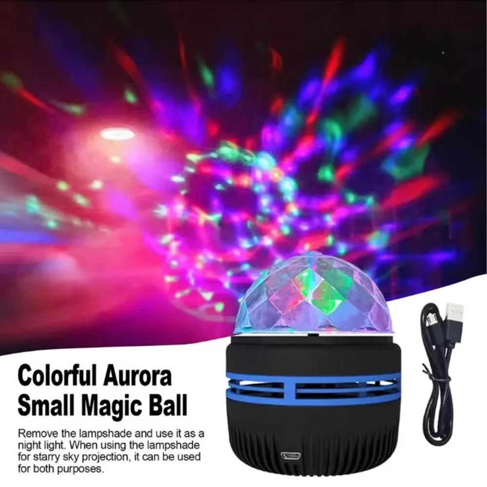 Galaxy Projector Aurora RGB Night Light USB