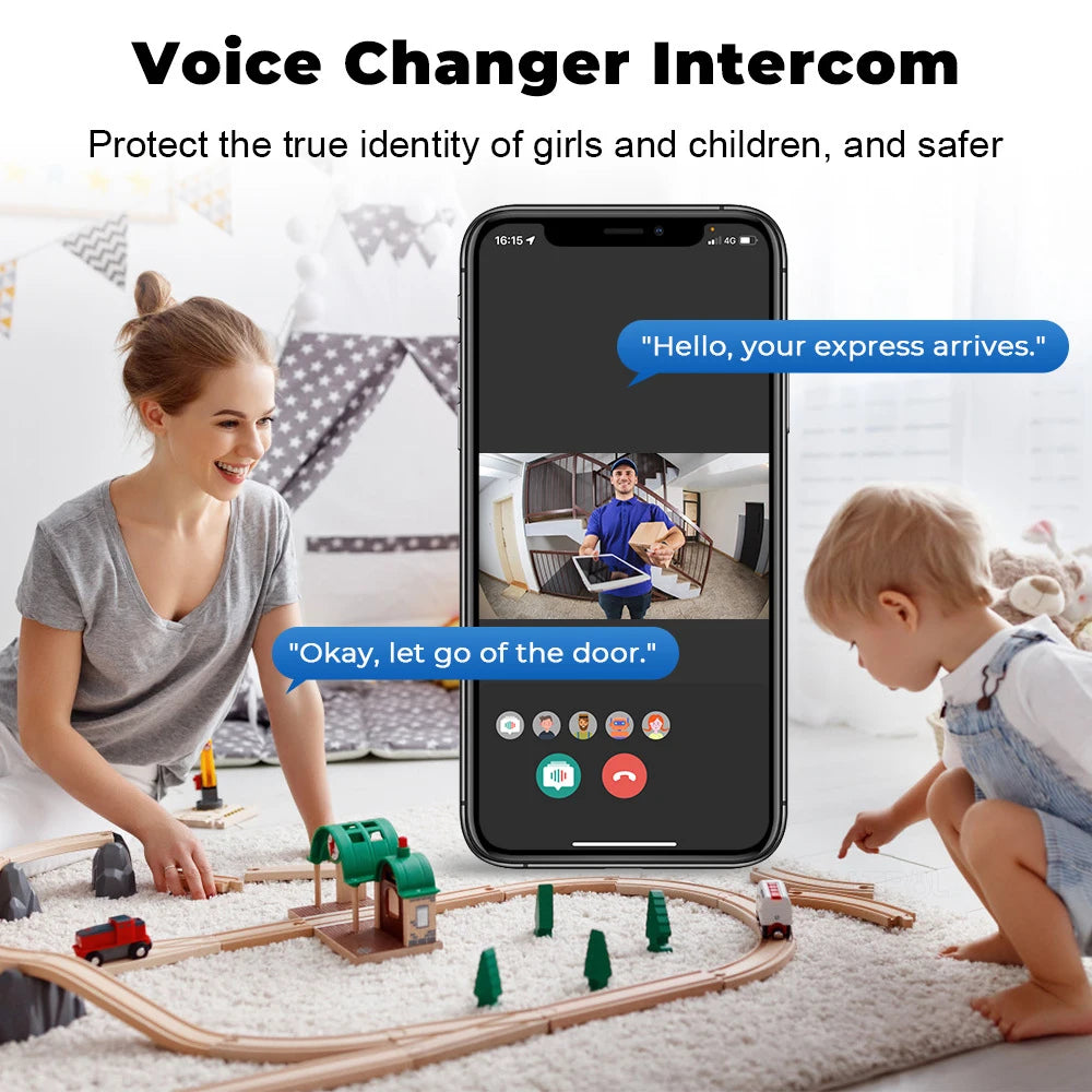 Smart Video Doorbell WiFi Camera Two Way Intercom