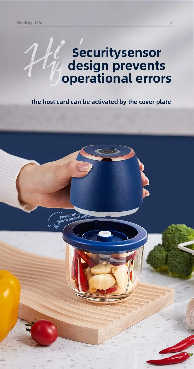 Electric Food Chopper 350ML USB Meat Grinder