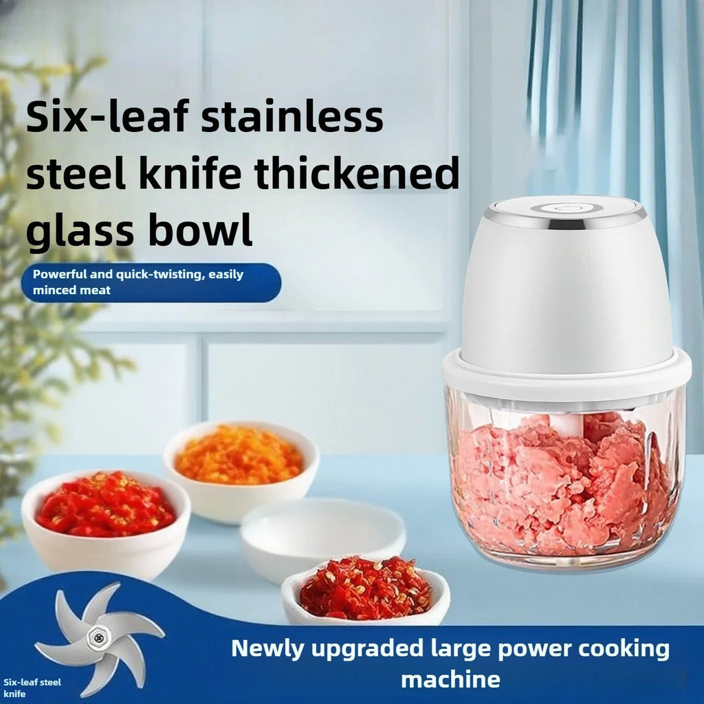 Electric Food Chopper 350ML USB Meat Grinder