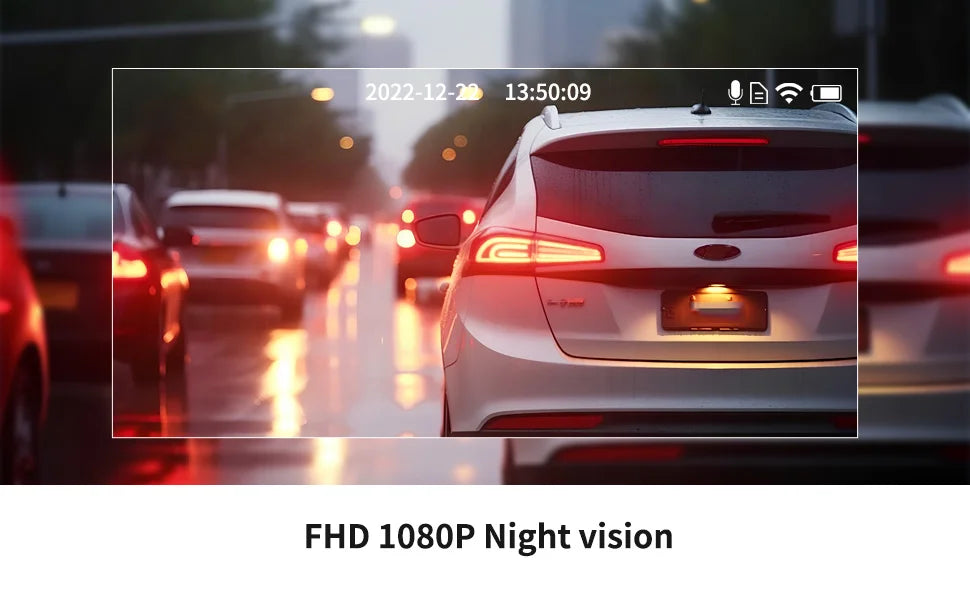 4 Channel Dash Cam WiFi FHD 1080P Car DVR Recorder