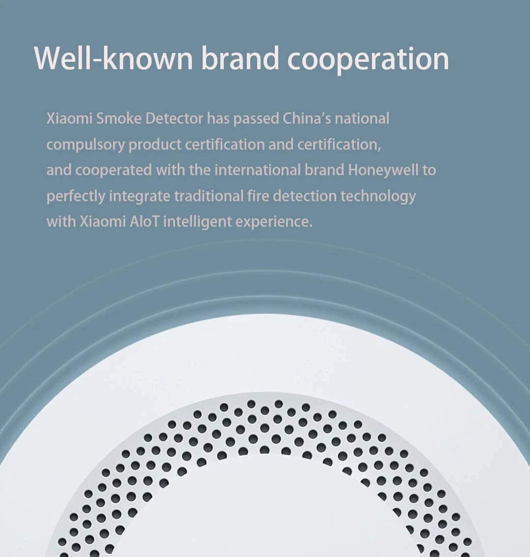 Smart Smoke Detector Xiaomi Fire Alarm Sensor
