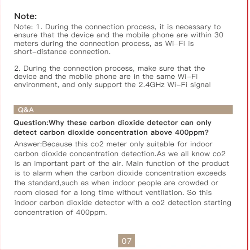 Smart CO2 Detector Tuya WiFi Air Quality Monitor